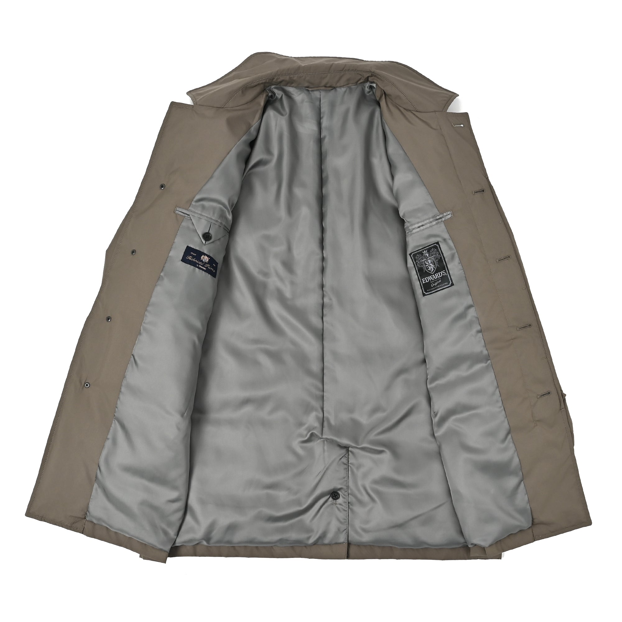 OLMETEX ステンカラーダウンコートコート マロン C-605-H