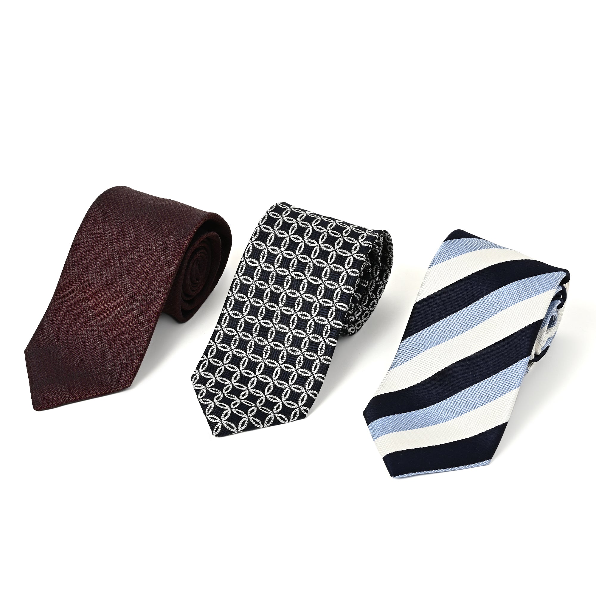 アウトレット限定 シルクネクタイ3本セット Hセット