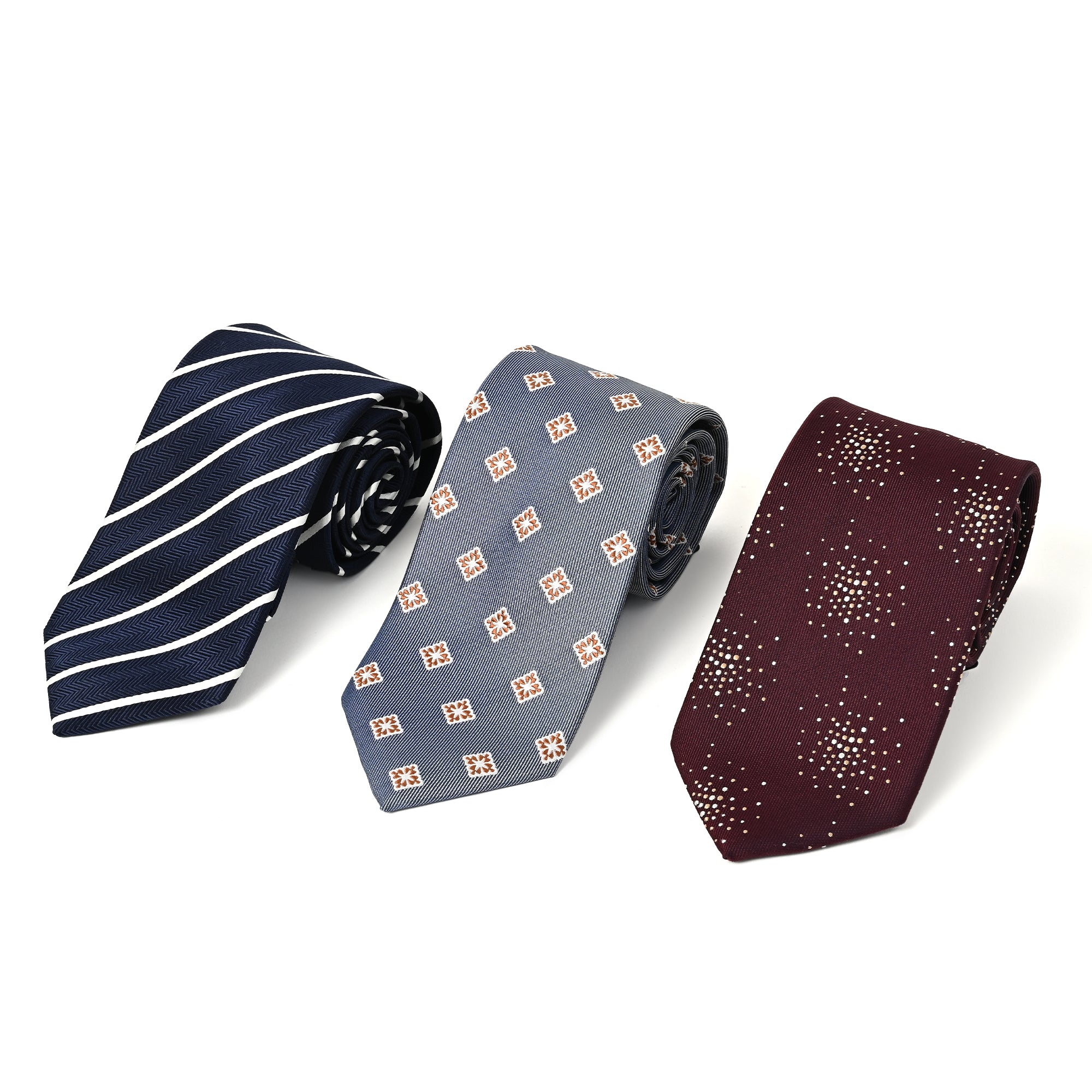 アウトレット限定 シルクネクタイ3本セット Iセット