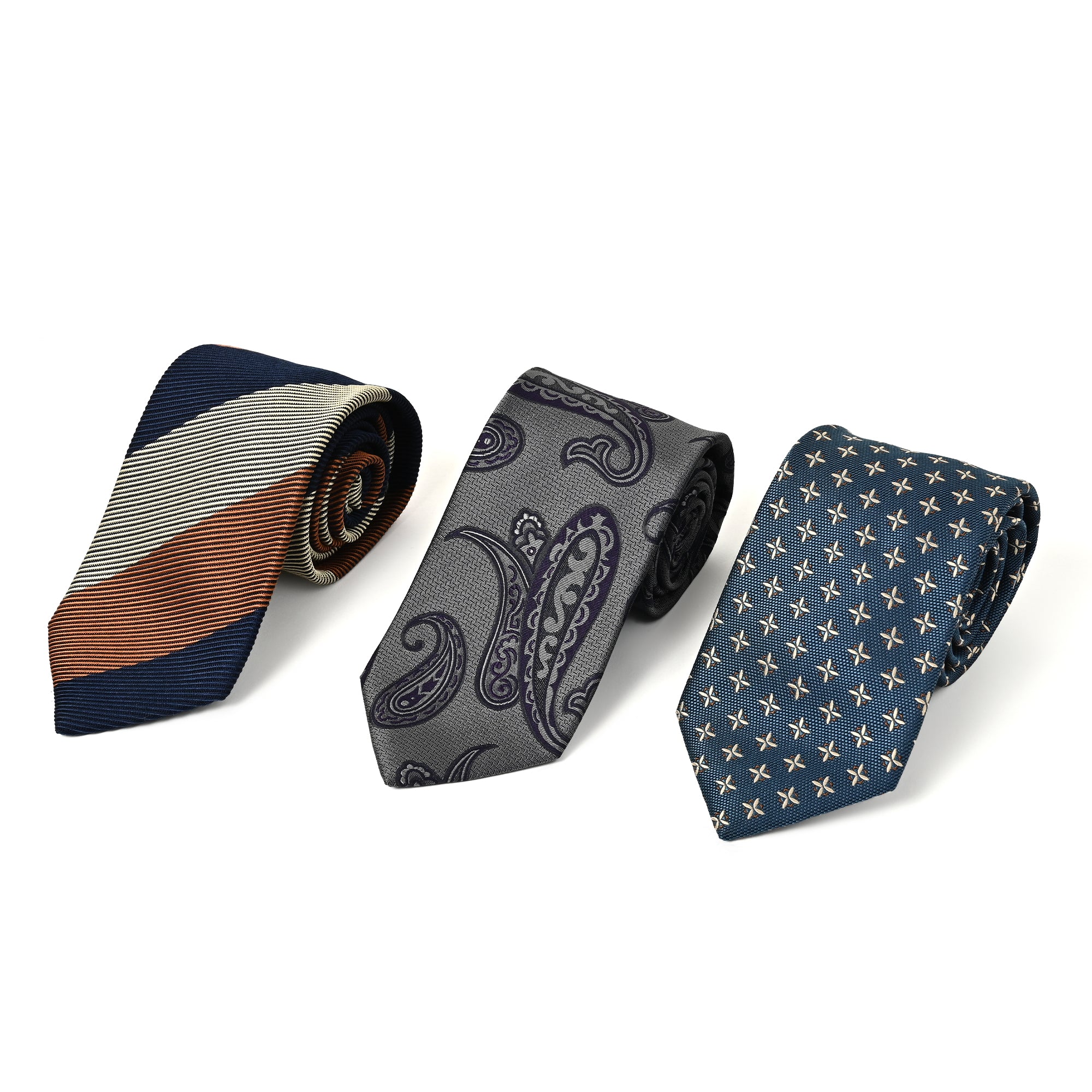 アウトレット限定 シルクネクタイ3本セット Jセット