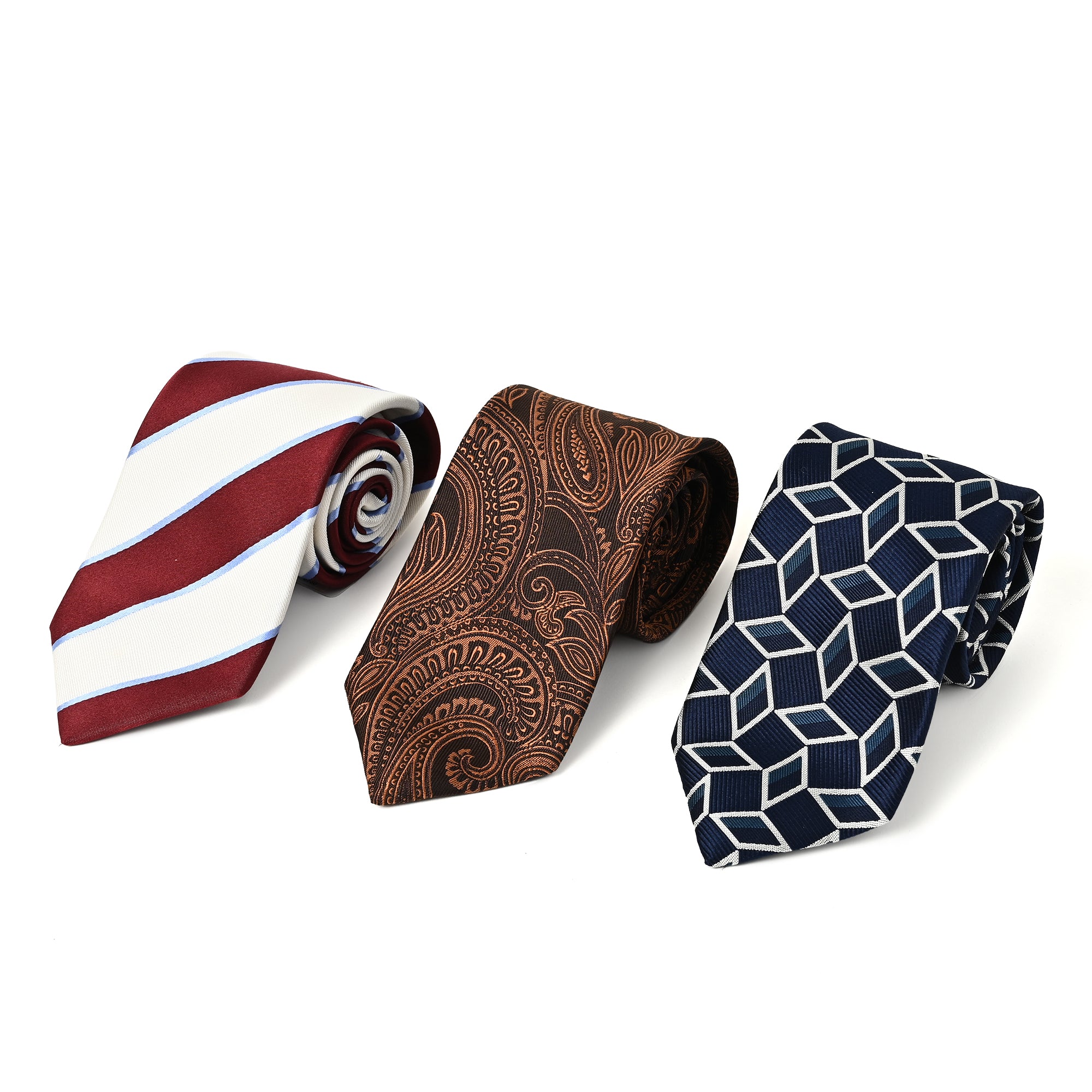 アウトレット限定 シルクネクタイ3本セット Mセット