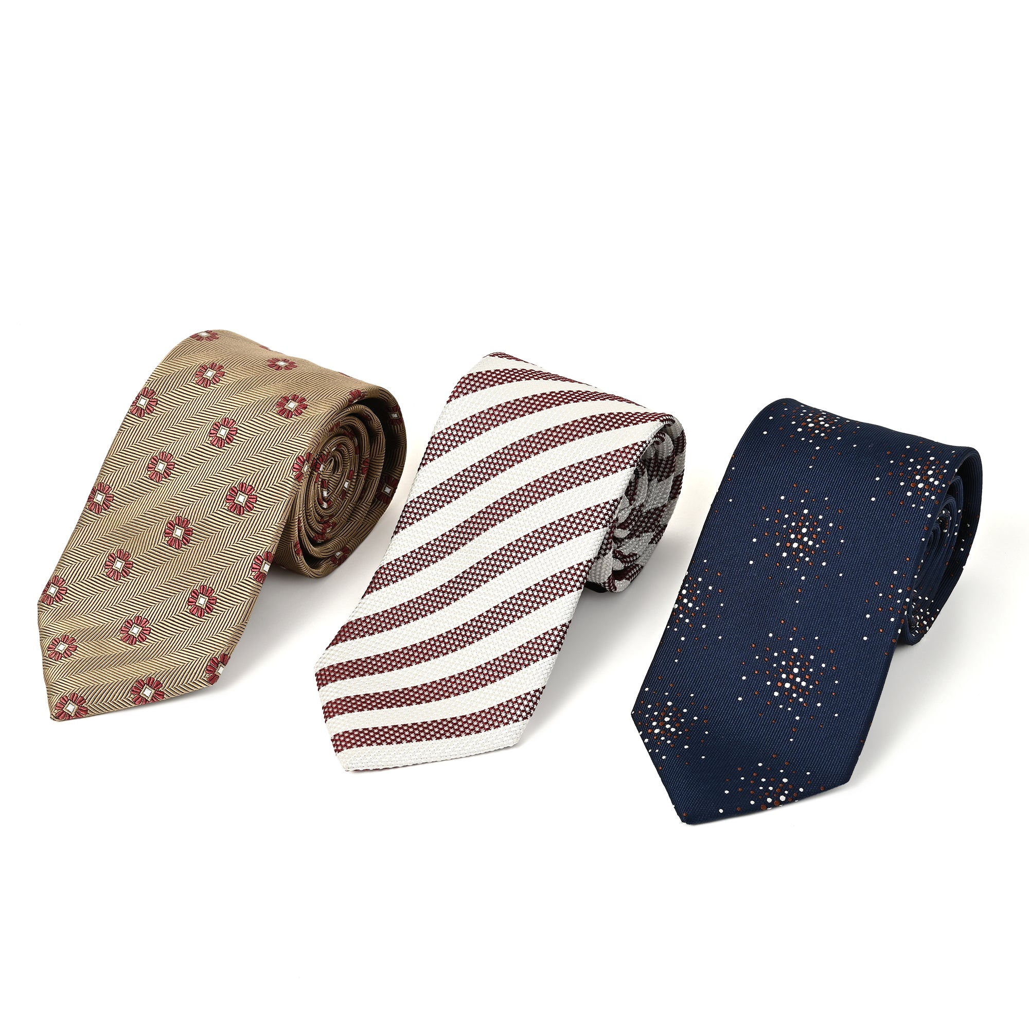 アウトレット限定 シルクネクタイ3本セット Rセット