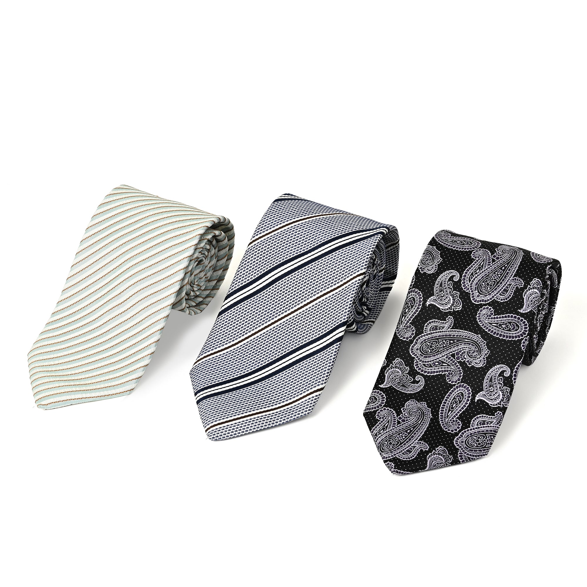 アウトレット限定 シルクネクタイ3本セット Sセット