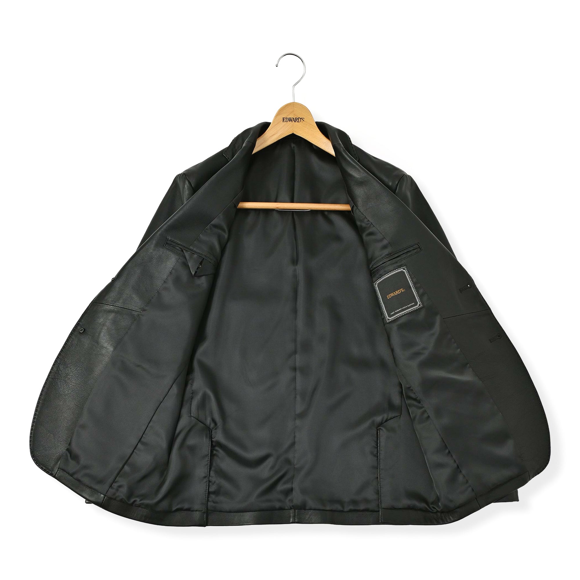 シープスキン レザー テーラード ジャケット / ブラック/ M,L,LL / AB-021-X