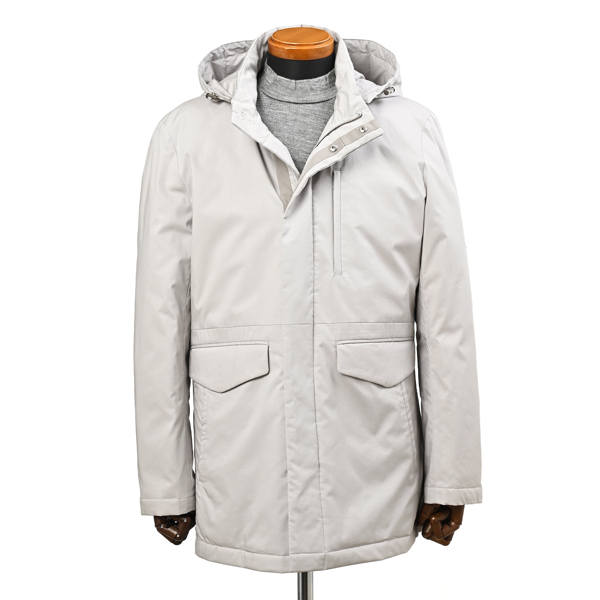 カジュアルダウンコート / ライトグレー / M~LL寸 / C-604-C