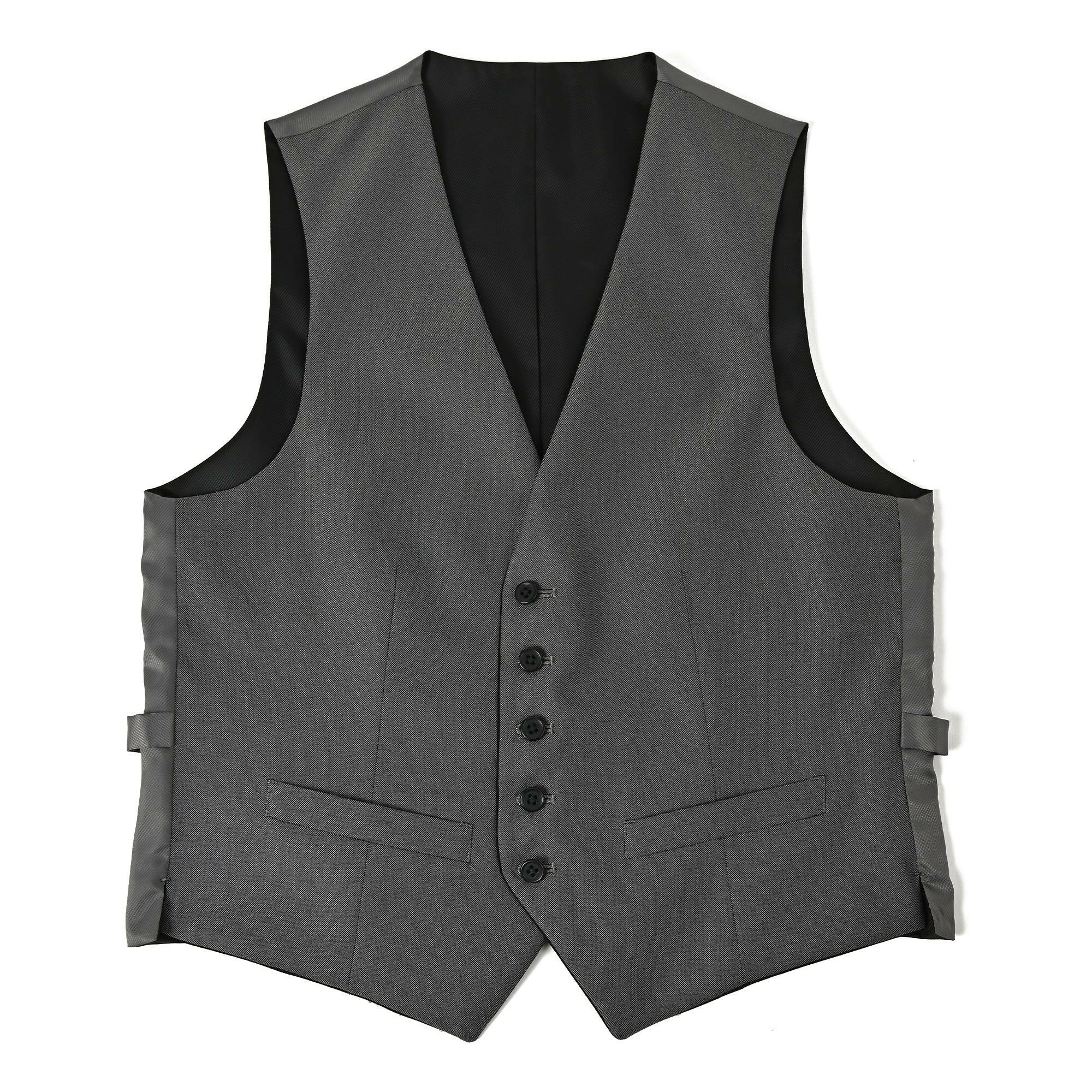 ウール リバーシブル ベスト / ブラック / S~LL.