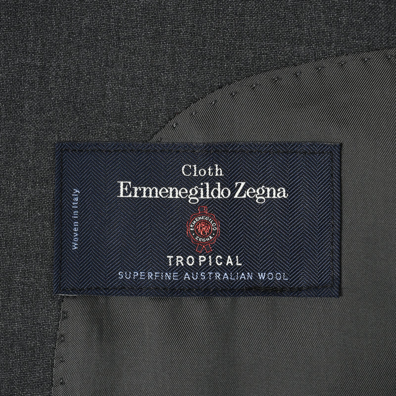 EDWARD'S - Ermenegildo Zegna（エルメネジルド ゼニア）TROPICAL 1タック スーツ / グレー / AB体,BB体