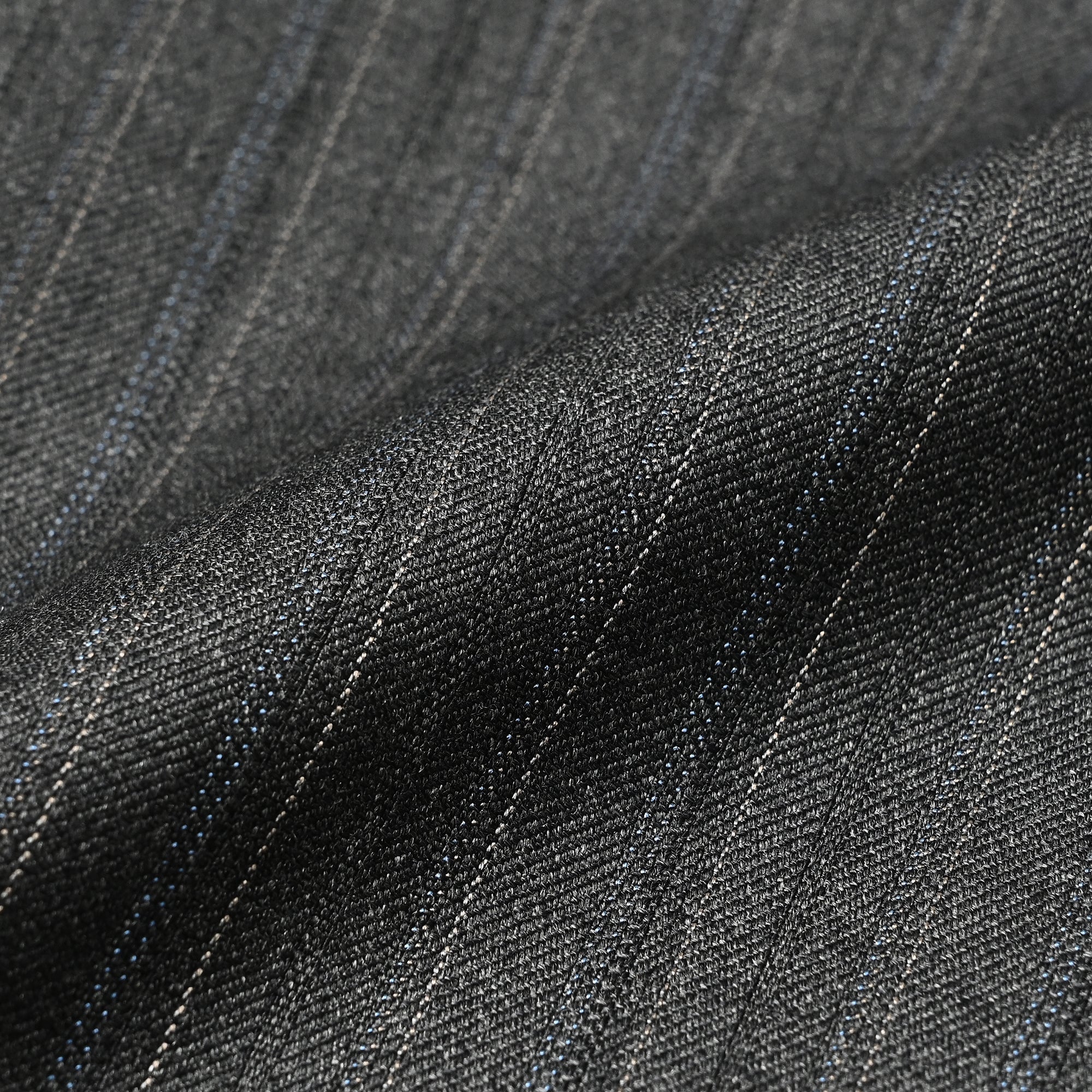 Loro Piana（ロロ・ピアーナ） FOUR SEASON Super130'S ウールスーツ 1タック ストライプ / チャコールグレー / AB体,BB体 / GS-600-A