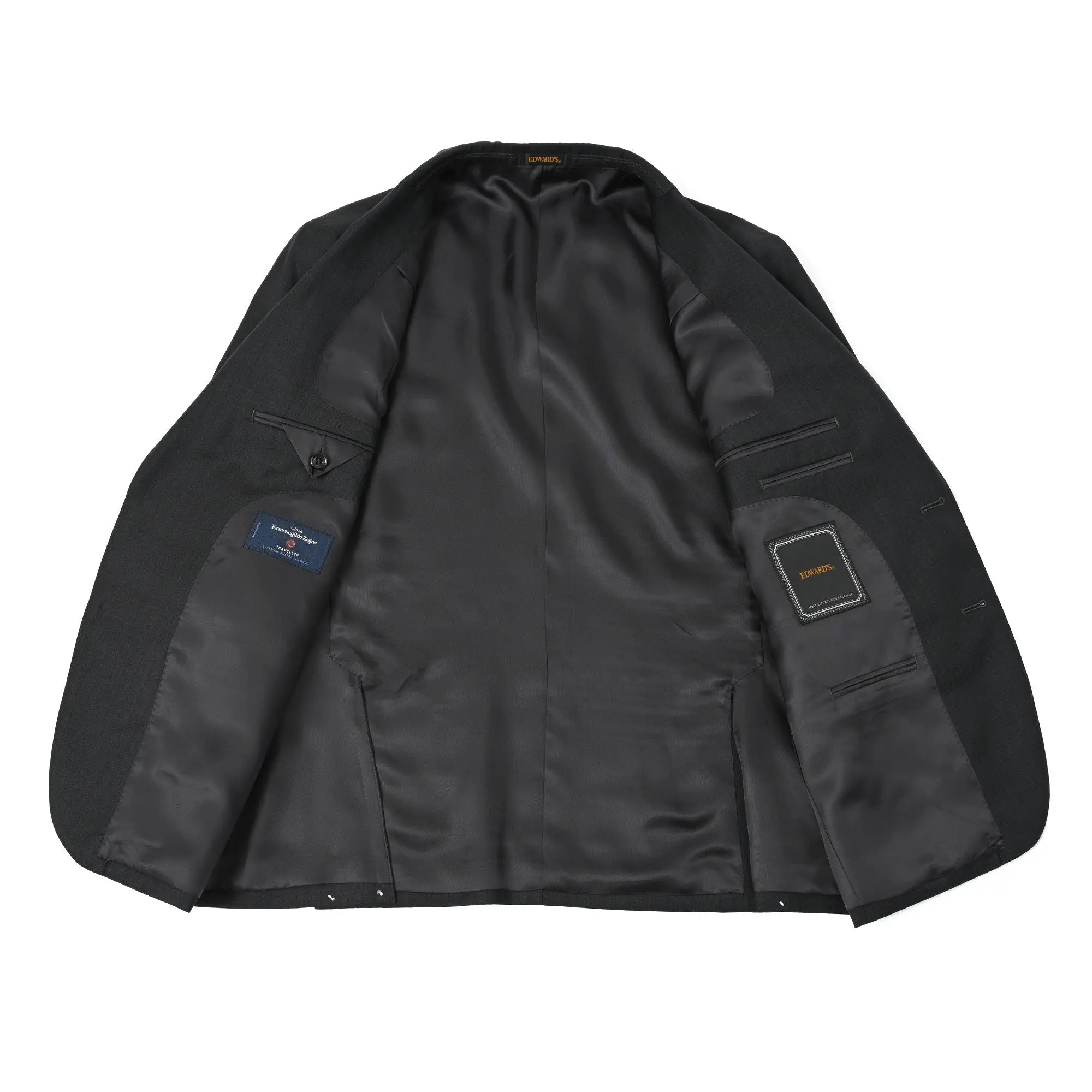 Ermenegildo Zegna TRAVELLER ウールスーツ｜グレー GS-801｜EDWARD'S公式