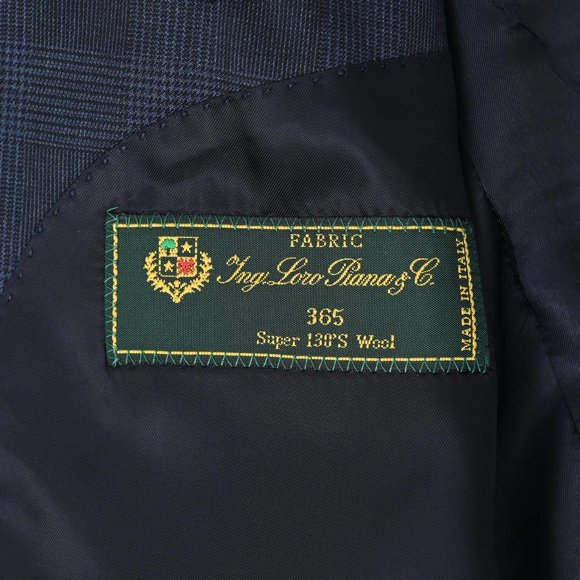 Loro Piana ウールスーツ｜365 Super130's ネイビーブルー GS-803