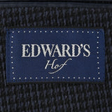 EDWARD'S Hof - ライト ウェイト ジャケット コーデュロイ調 ハウンドトゥース / ネイビー / S,M,L,LL
