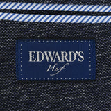EDWARD'S Hof - カラミ織 ストレッチ ライトウェイト ジャケット / ダークブルー / S,M,L,LL,BM,BL,BLL