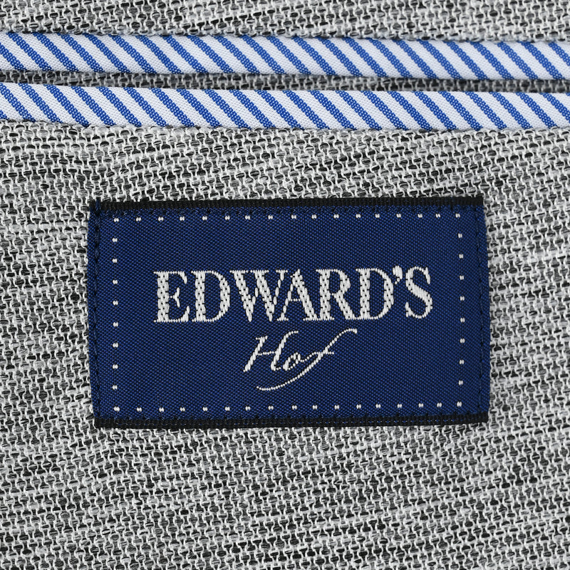 EDWARD'S Hof - カラミ織 ストレッチ ライトウェイト ジャケット / ライトグレー / S,M,L,LL