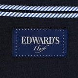 EDWARD'S Hof - ドライタッチ ライトウェイト ジャケット シャドーグレンチェック / ブルー / S,M,L,LL,BM,BL,BLL