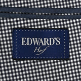 EDWARD'S Hof - クールマックス サッカー ライトウェイト ジャケット ギンガムチェック / ネイビー / S,M,L,LL