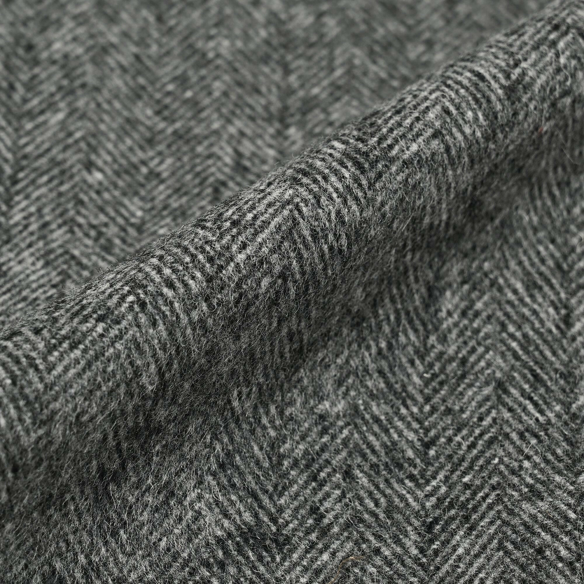 EDWARD'S Hof - RE: NEWOOL（リニュール）サスティナブル ライト ウェイト ジャケット ヘリンボーン / グレー / S,M,L,LL.