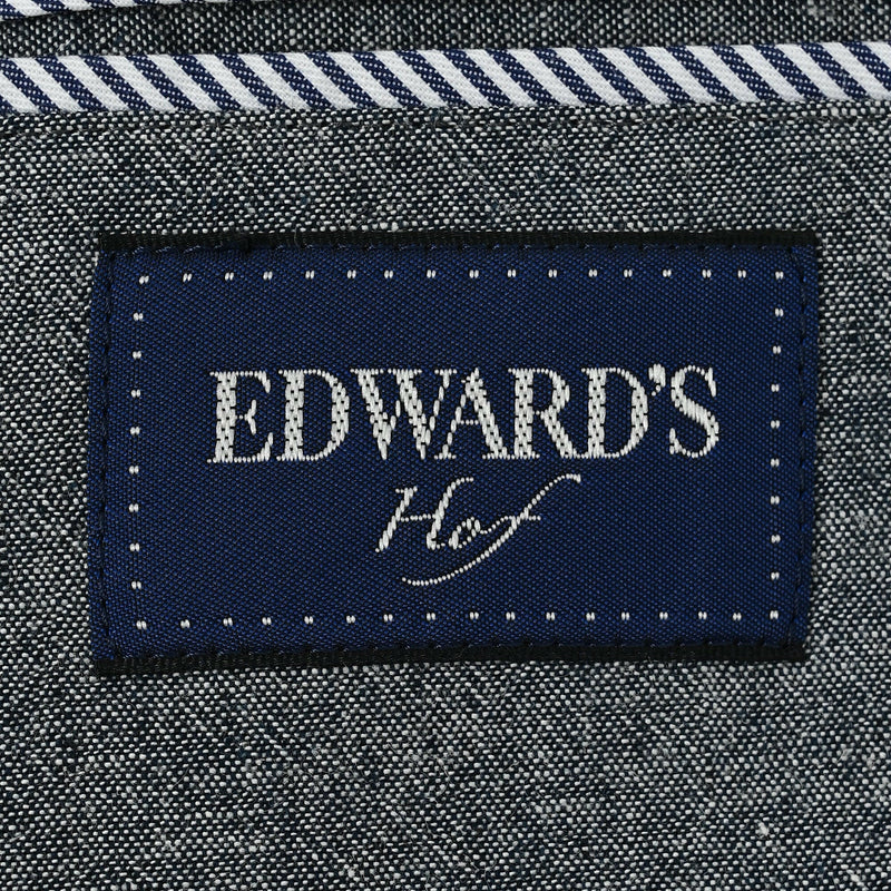 EDWARD'S Hof - リネンコットン ライトウェイト ジャケット / ブルー / S~LL,BM~BLL