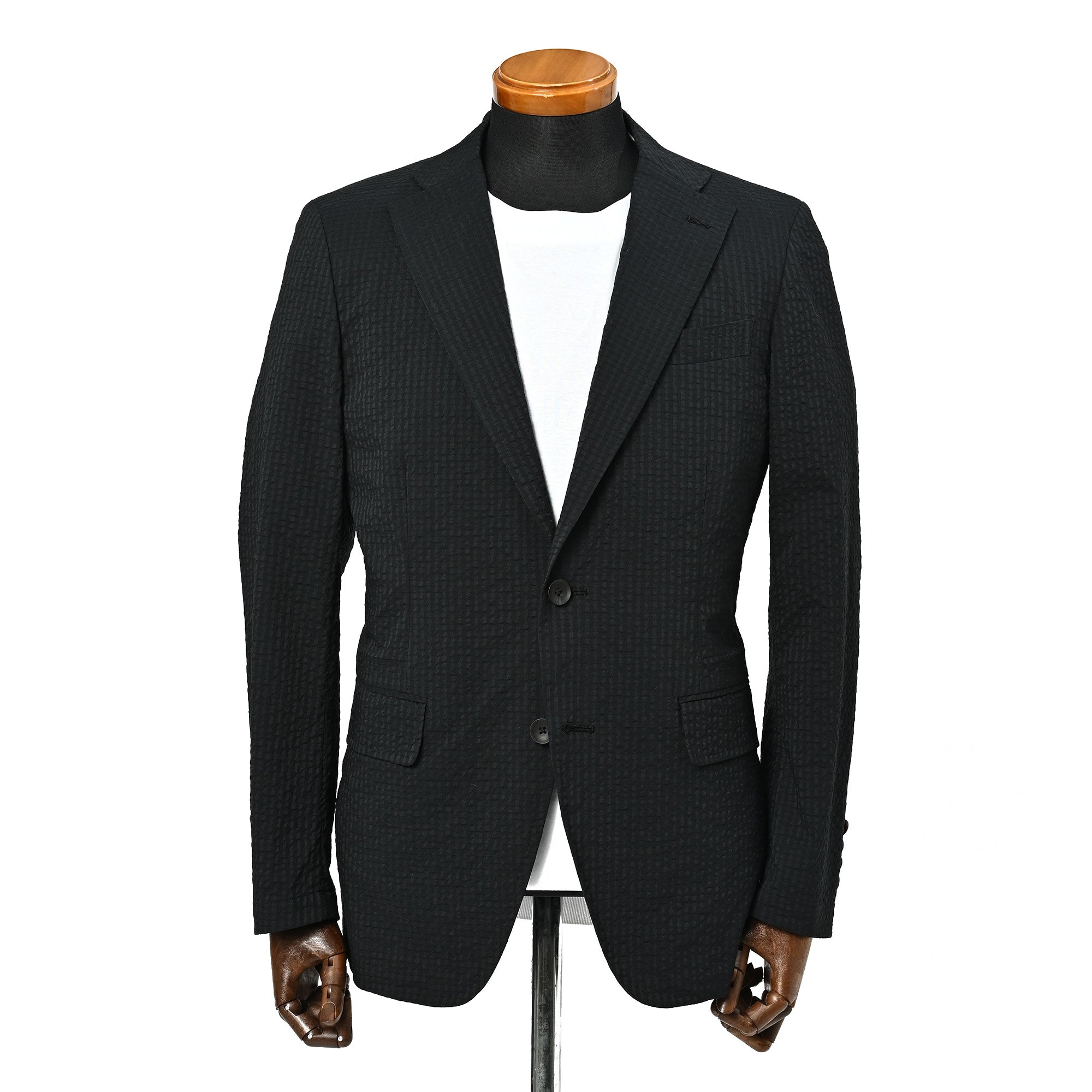 DOT AIR サッカー ジャケット セットアップ対応 ブラック HJ-770-X