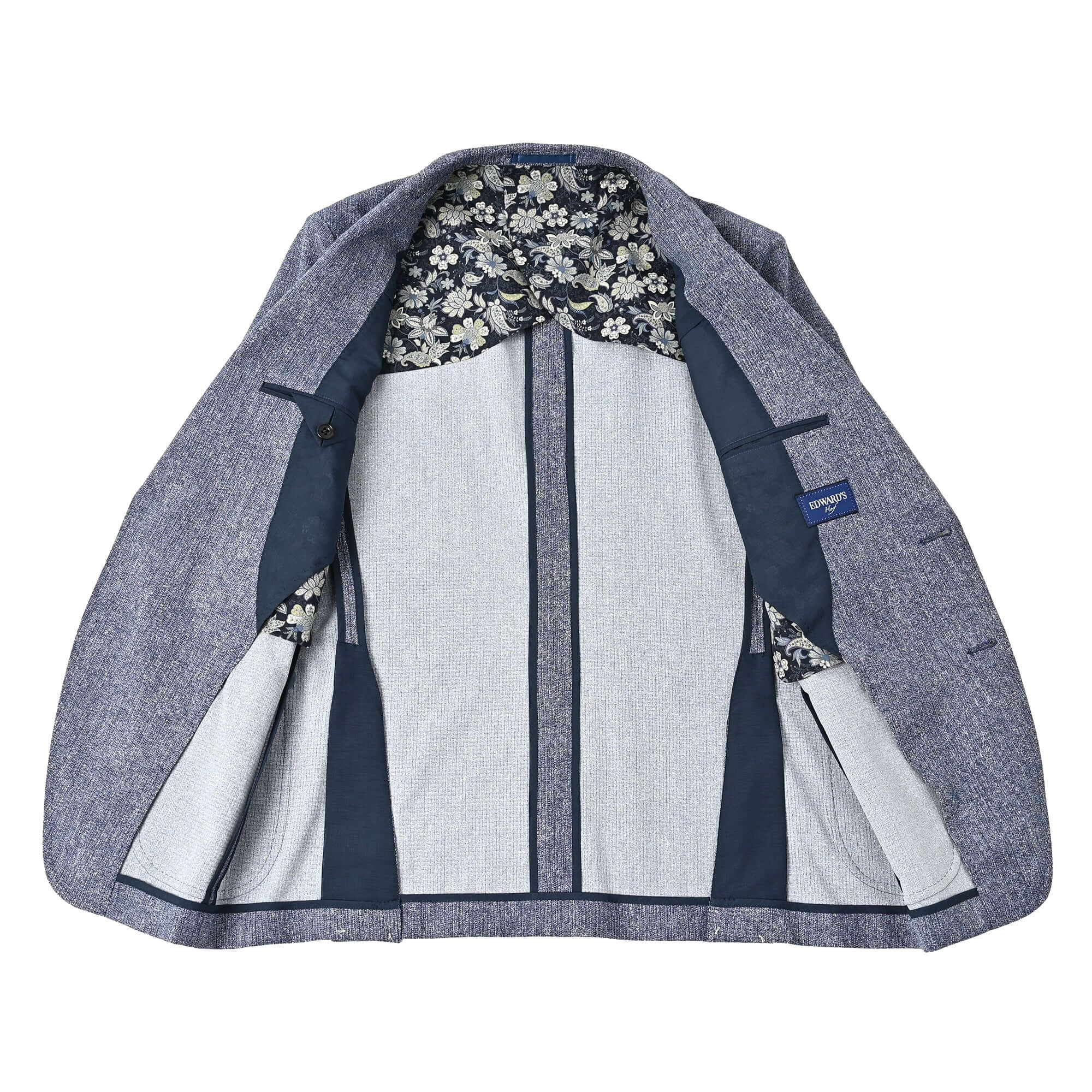 DOT AIR PRINT ジャケット インクブルー HJ-772-E