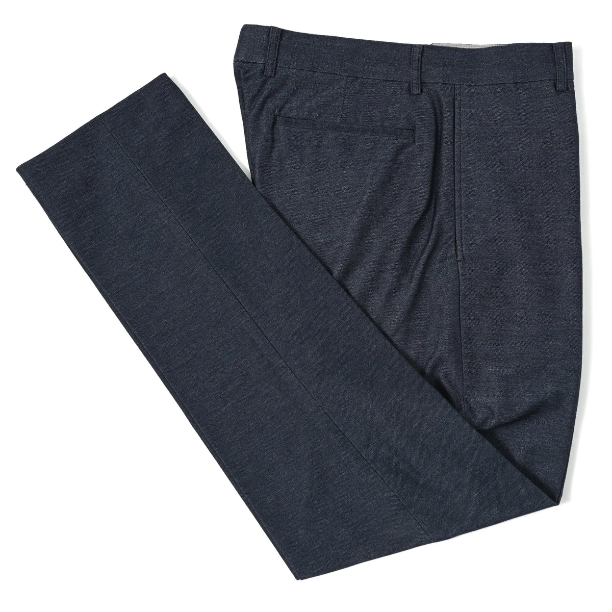 メランジデニムライクストレッチノータックスラックス HL-874