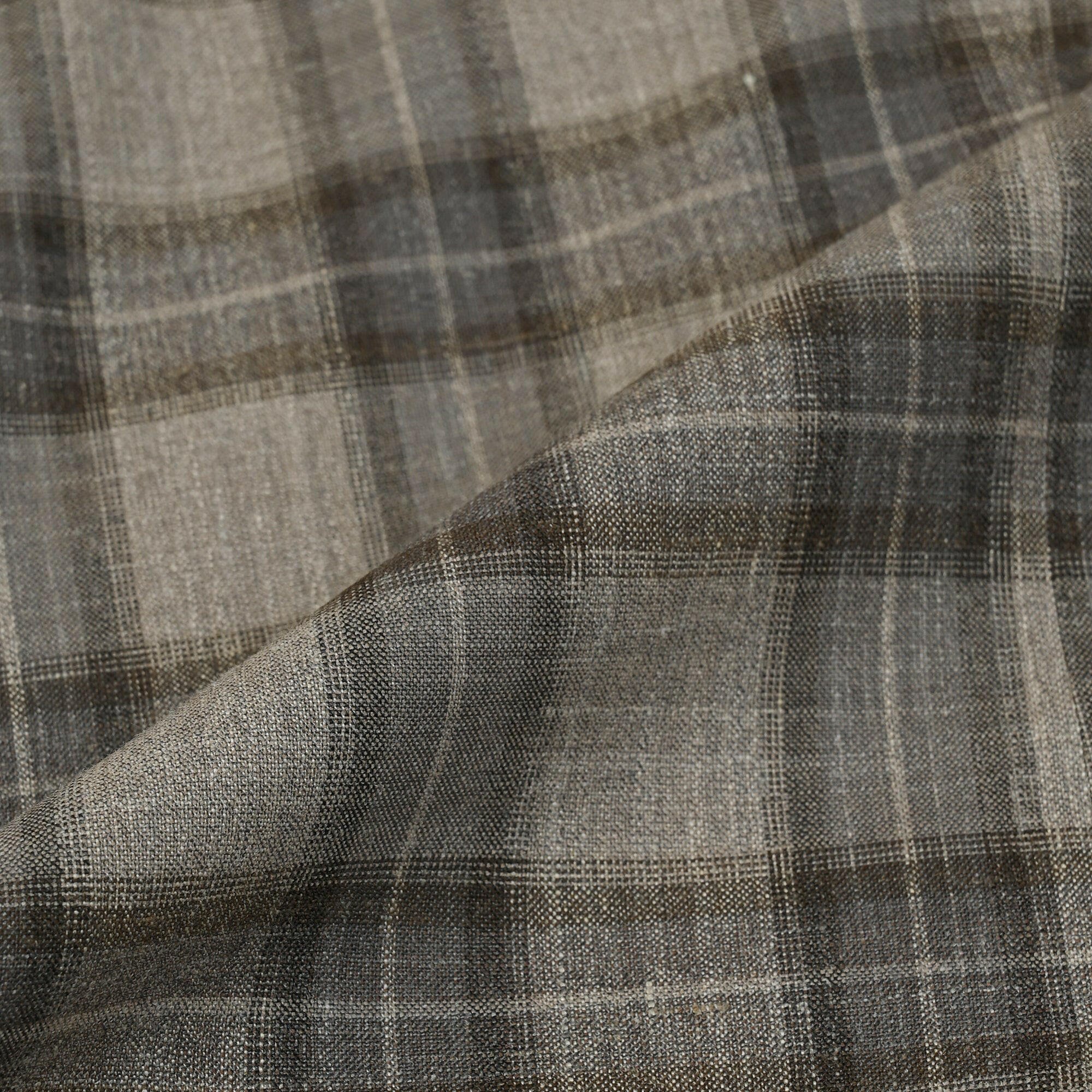 EDWARD'S - Ermenegildo Zegna（エルメネジルド ゼニア）CROSS PLY ジャケット タータンチェック / ライトグレー / AB体.