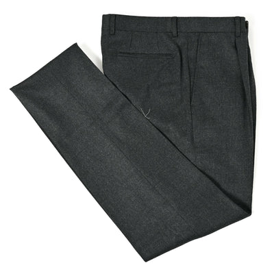 ウールブレンド 1タック ストレッチ スラックス / 82-97 / L-401