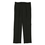 1タック ウールブレンド ウォッシャブル ナチュラルストレッチ スラックス / 82~97.
