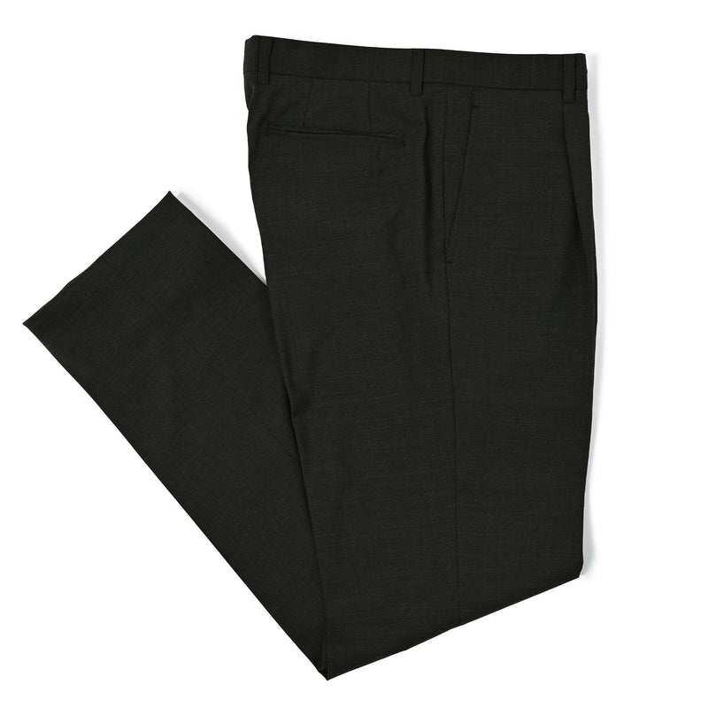 1タック ウールブレンド ウォッシャブル ナチュラルストレッチ スラックス / 82~97.