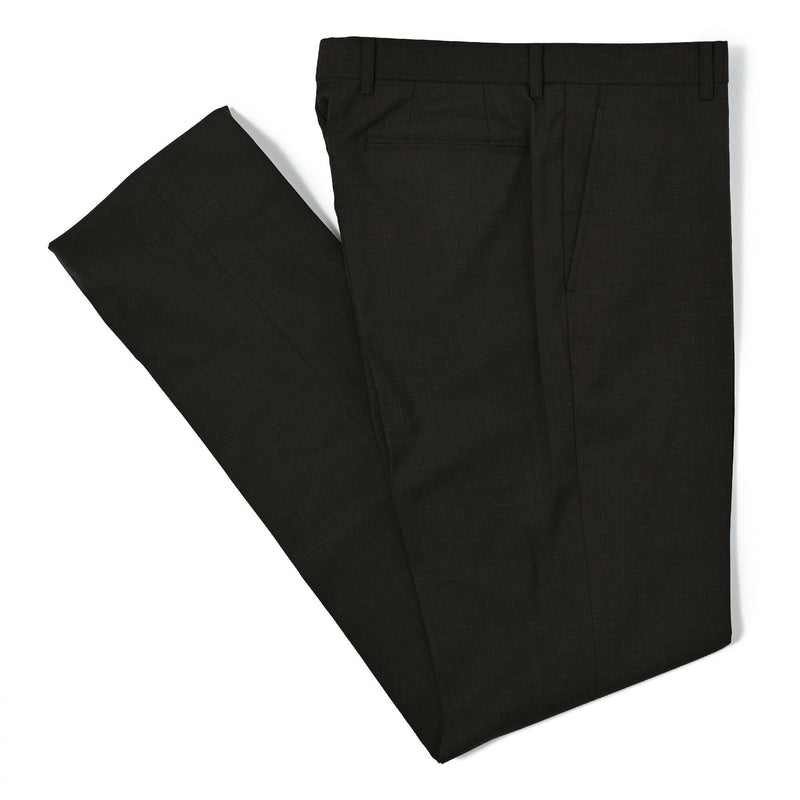 ウールブレンド ウォッシャブル ナチュラルストレッチ スラックス.