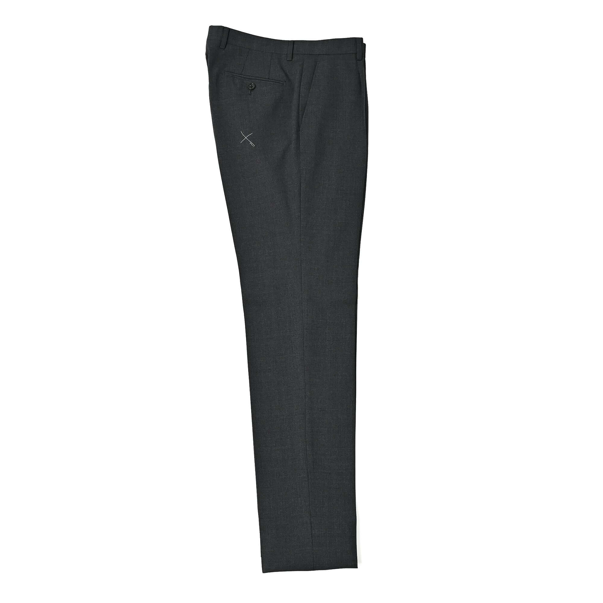 HIGH TWIST ウール ドライ ストレッチ 1タック トラウザーズ L-701