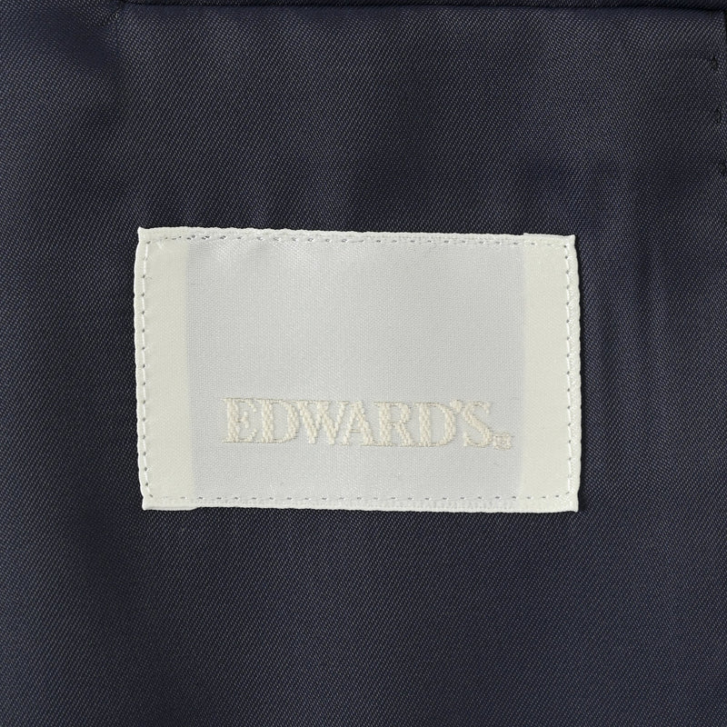 EDWARD'S - １タック ツーパンツスーツ シャドーストライプ / ダークグレー / AB体,BB体
