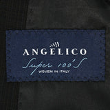 【防シワ】ANGELICO - ウール スーツ ブラック / AB体.