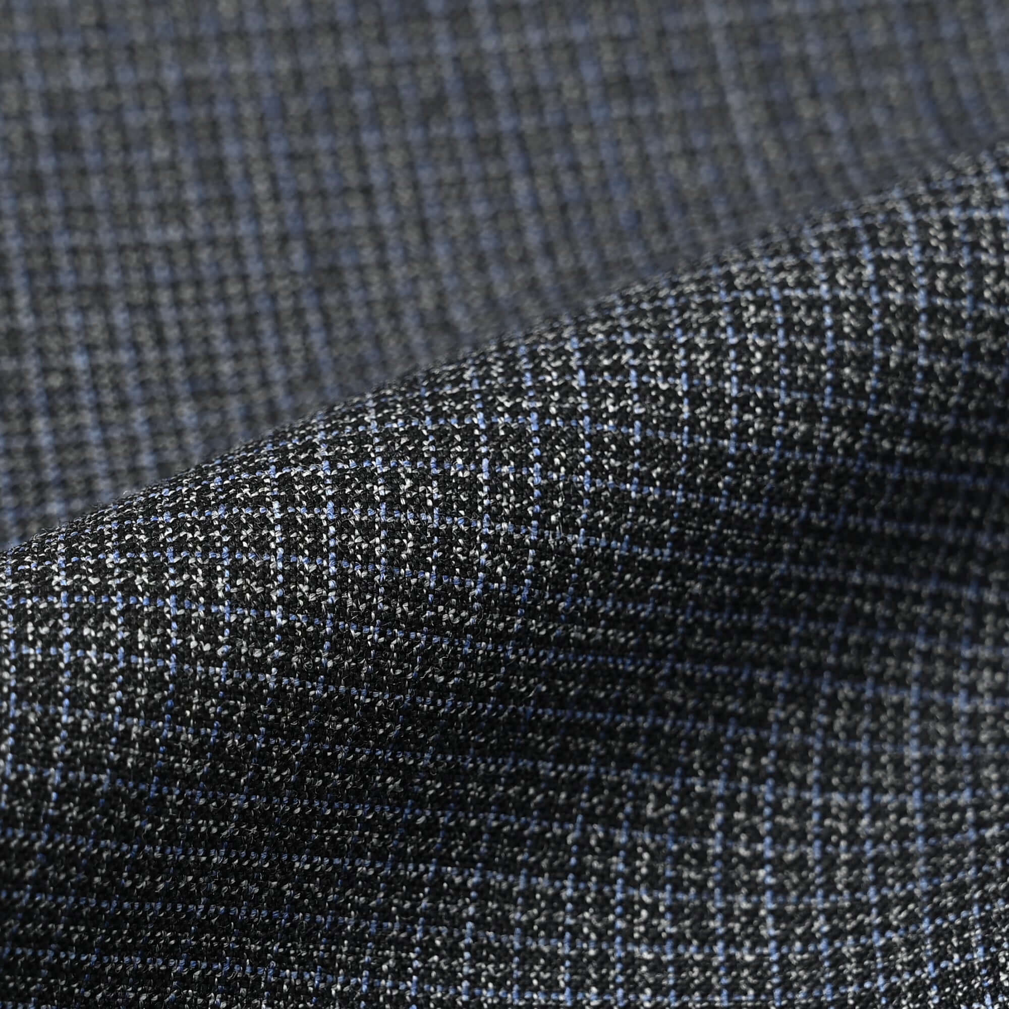 サマーウール ドライタッチ 1タック スーツ マイクロチェック ミディアムグレー S-701-B