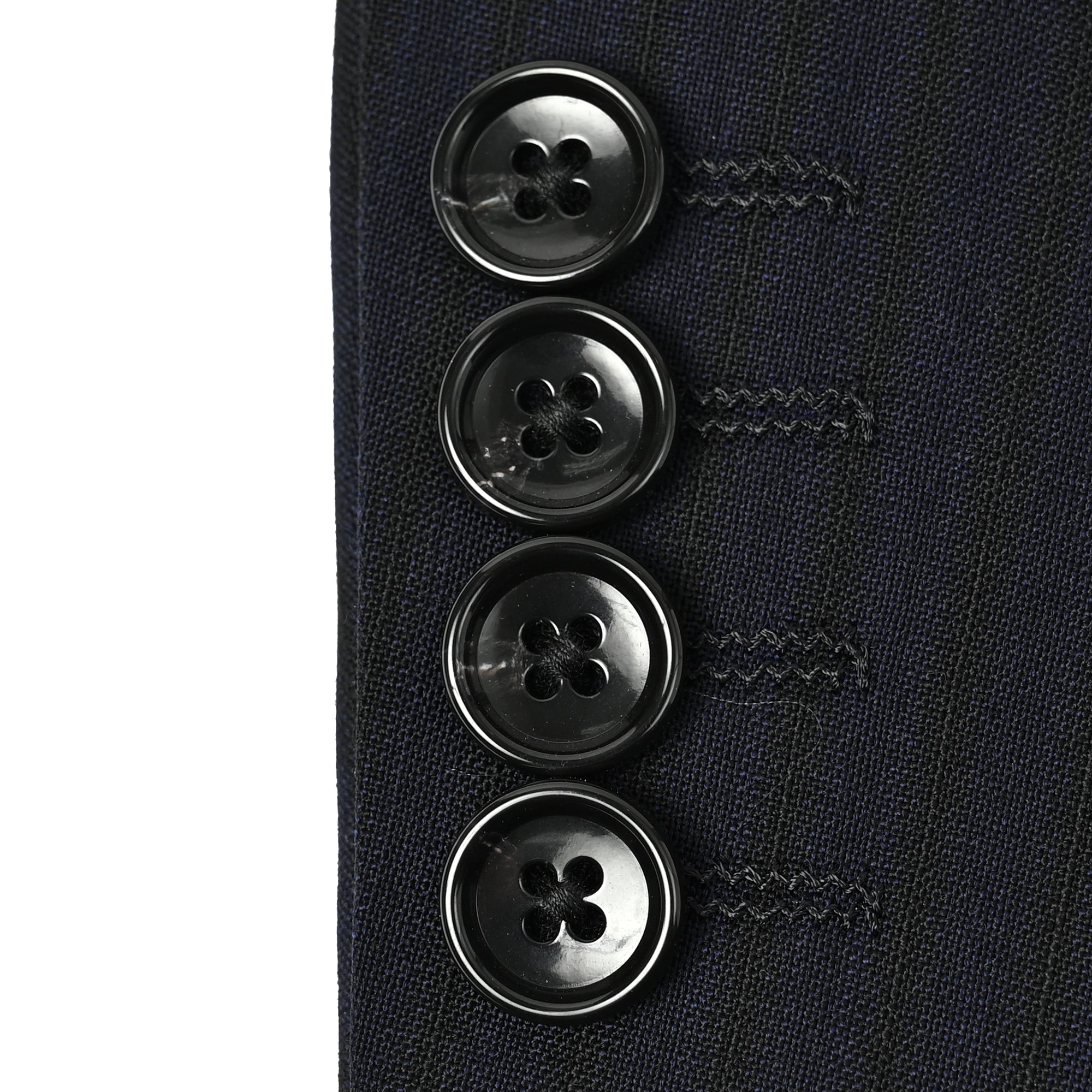 【一部店舗商品】Super100’S ウール スーツ シャドーストライプ ダークネイビー S-720-D