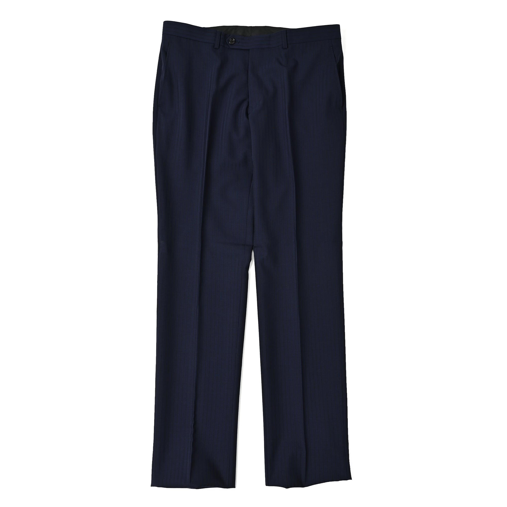 【一部店舗商品】Super100’S ウール スーツ シャドーストライプ インクブルー S-720-E