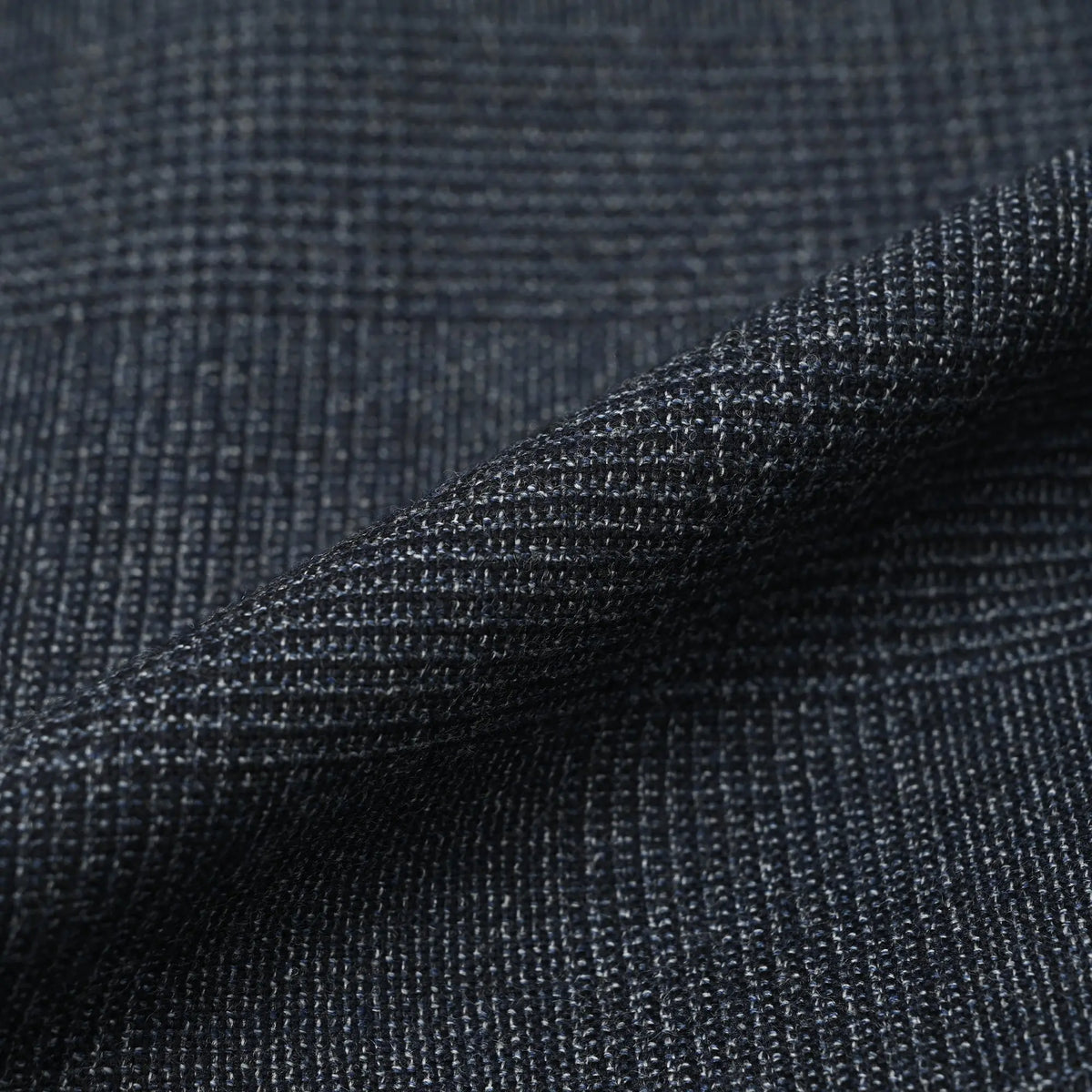 4PLY ウールワンタックスーツ グレンチェック ブルーグレー S-803