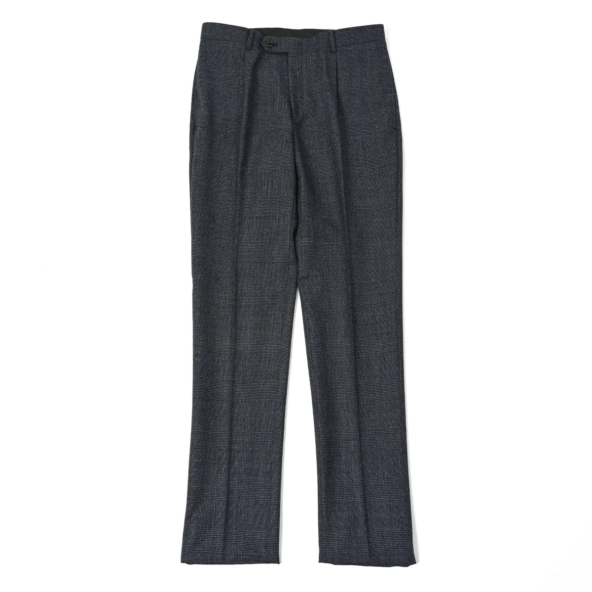 4PLY ウールワンタックスーツ グレンチェック ブルーグレー S-803