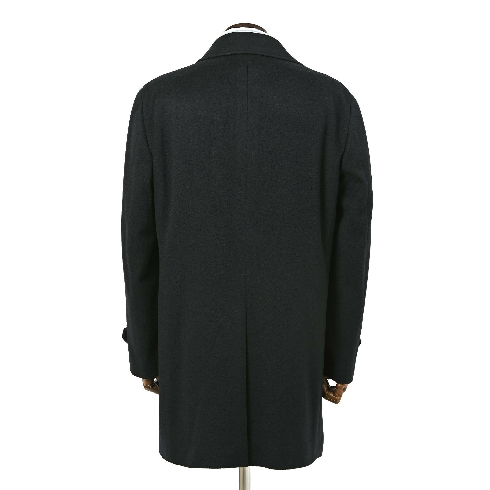 MTR ピュアカシミヤ100% ステンカラーコート ダークネイビー W-014-D