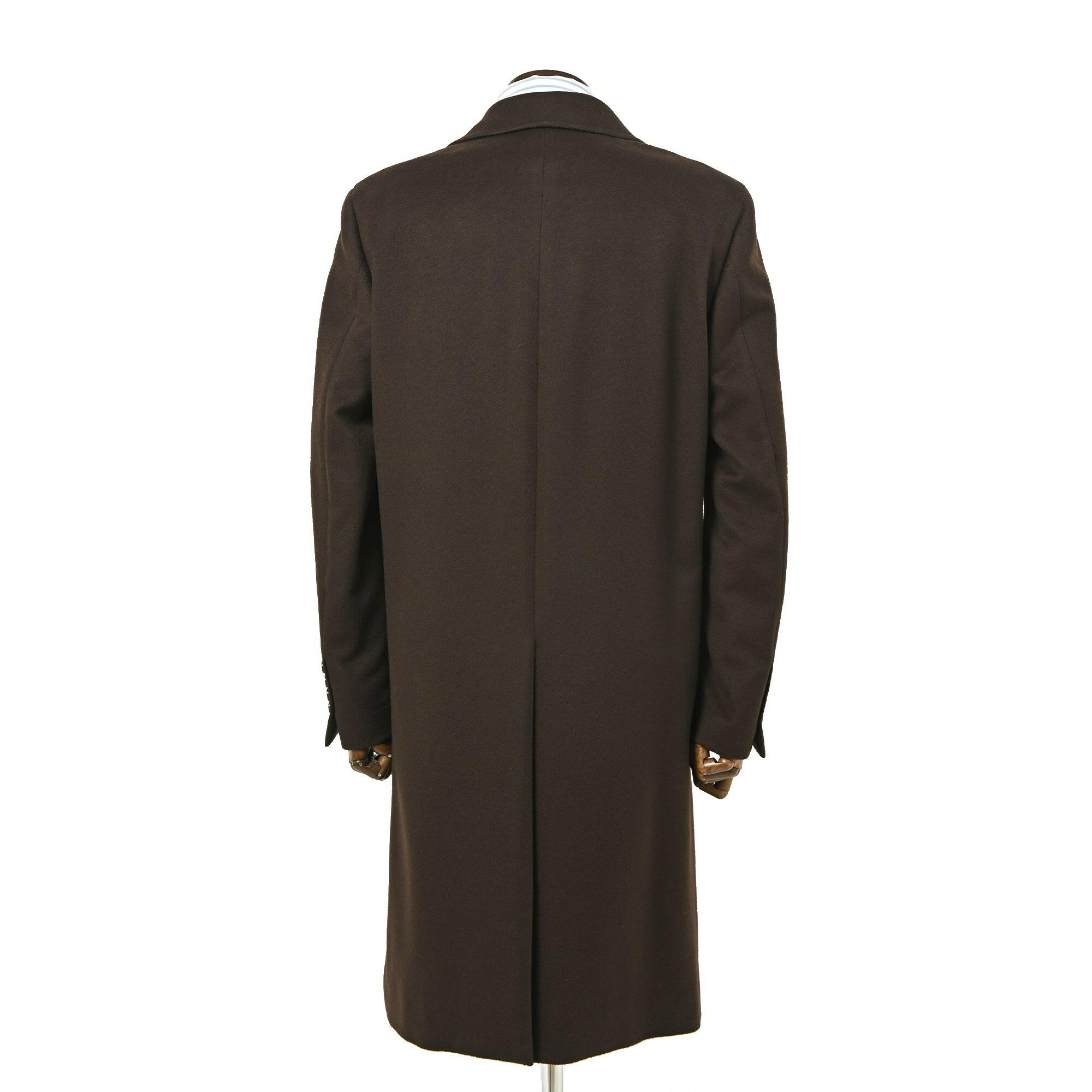 PIACENZA（ピアツェンツァ）カシミヤ チェスター フィールド コート / ブラウン / S,M,L,LL/23aw.