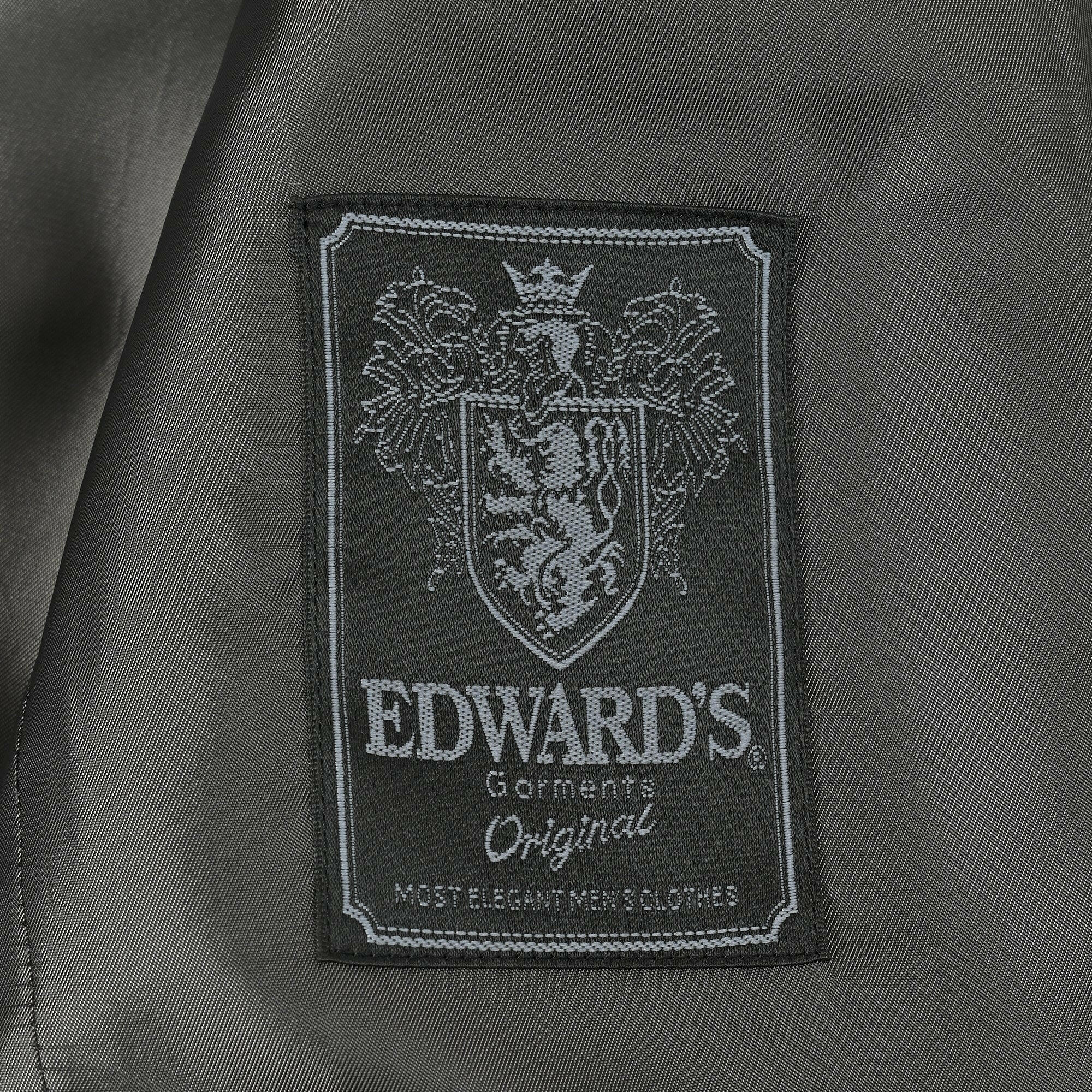 EDWARD'S - SUPER120'S ウール アンゴラ ステンカラーコート / ブラウン / S,M,L,LL,XL.