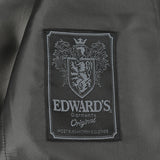 EDWARD'S - SUPER120'S ウール アンゴラ ステンカラーコート / ブラウン / S,M,L,LL,XL