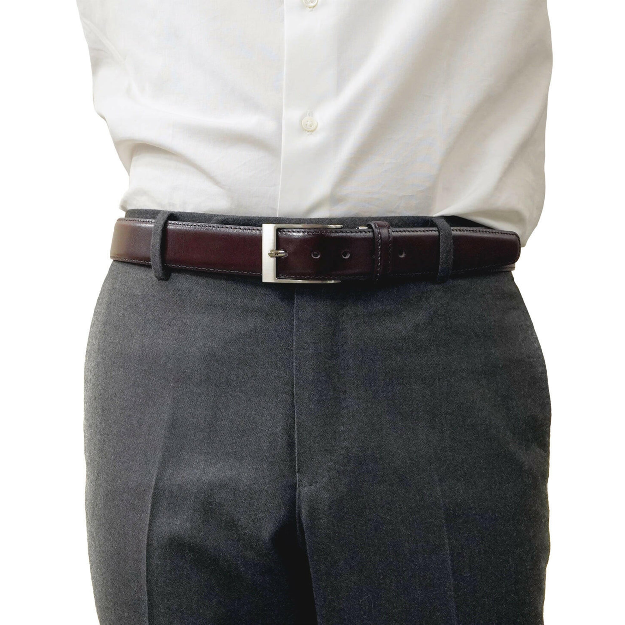 クラシック レザー ベルト / ブラウン