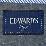 EDWARD'S Hof - ダンガリー リネン ライト ウェイト ジャケット / ブルー / S,M,L,LL
